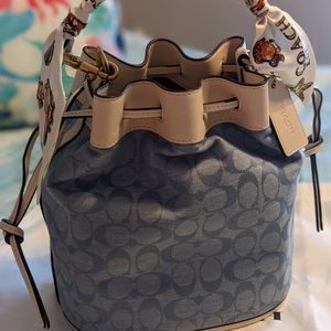 Coach Chambray Bucket